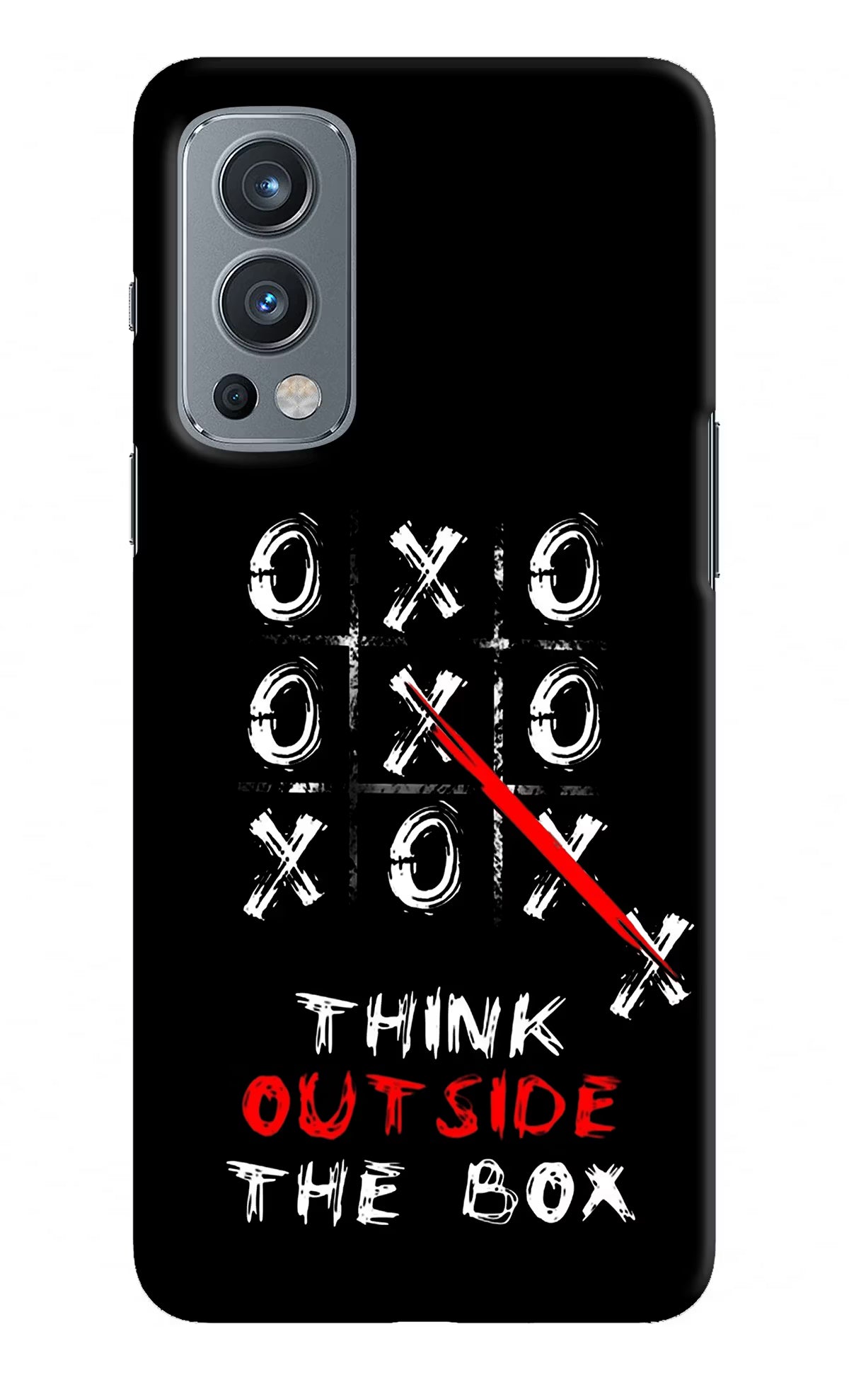 Think out of the BOX OnePlus Nord 2 5G Hard Case Back Cover by Casekaro