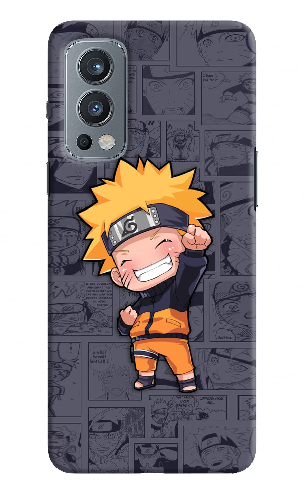 Chota Naruto OnePlus Nord 2 5G Hard Case Back Cover by Casekaro