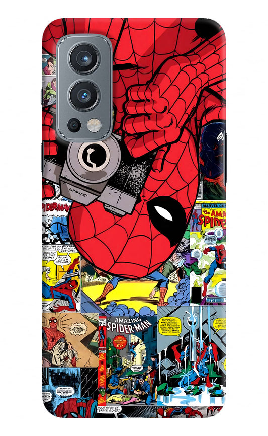 Spider Man OnePlus Nord 2 5G Hard Case Back Cover by Casekaro