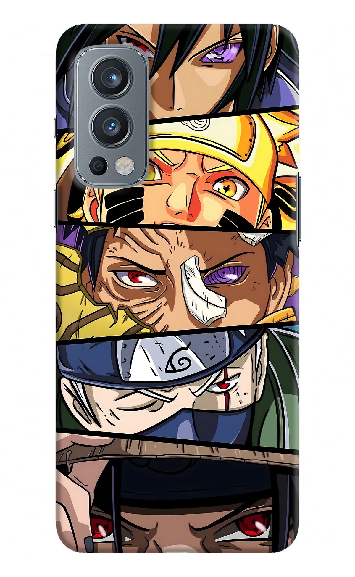 Naruto Character OnePlus Nord 2 5G Hard Case Back Cover by Casekaro