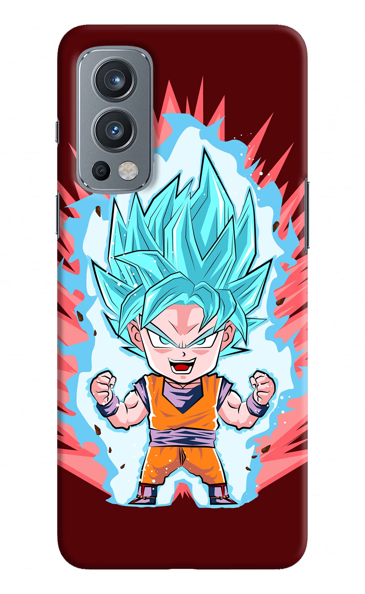 Goku Little OnePlus Nord 2 5G Hard Case Back Cover by Casekaro
