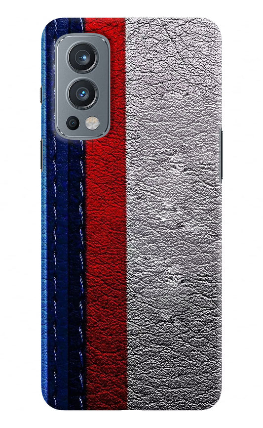BMW Stripes OnePlus Nord 2 5G Hard Case Back Cover by Casekaro