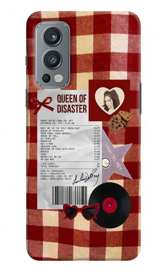 Queen of Disaster OnePlus Nord 2 5G Hard Case Back Cover by Casekaro