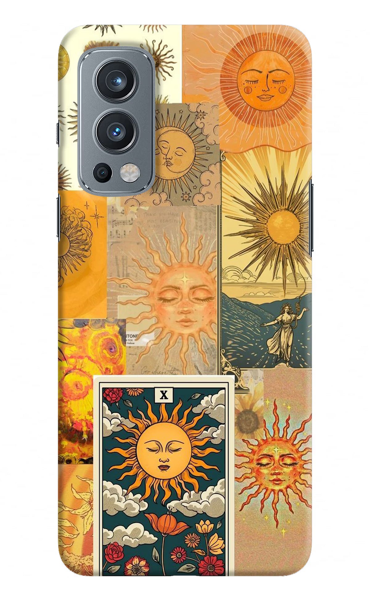 Sun OnePlus Nord 2 5G Hard Case Back Cover by Casekaro