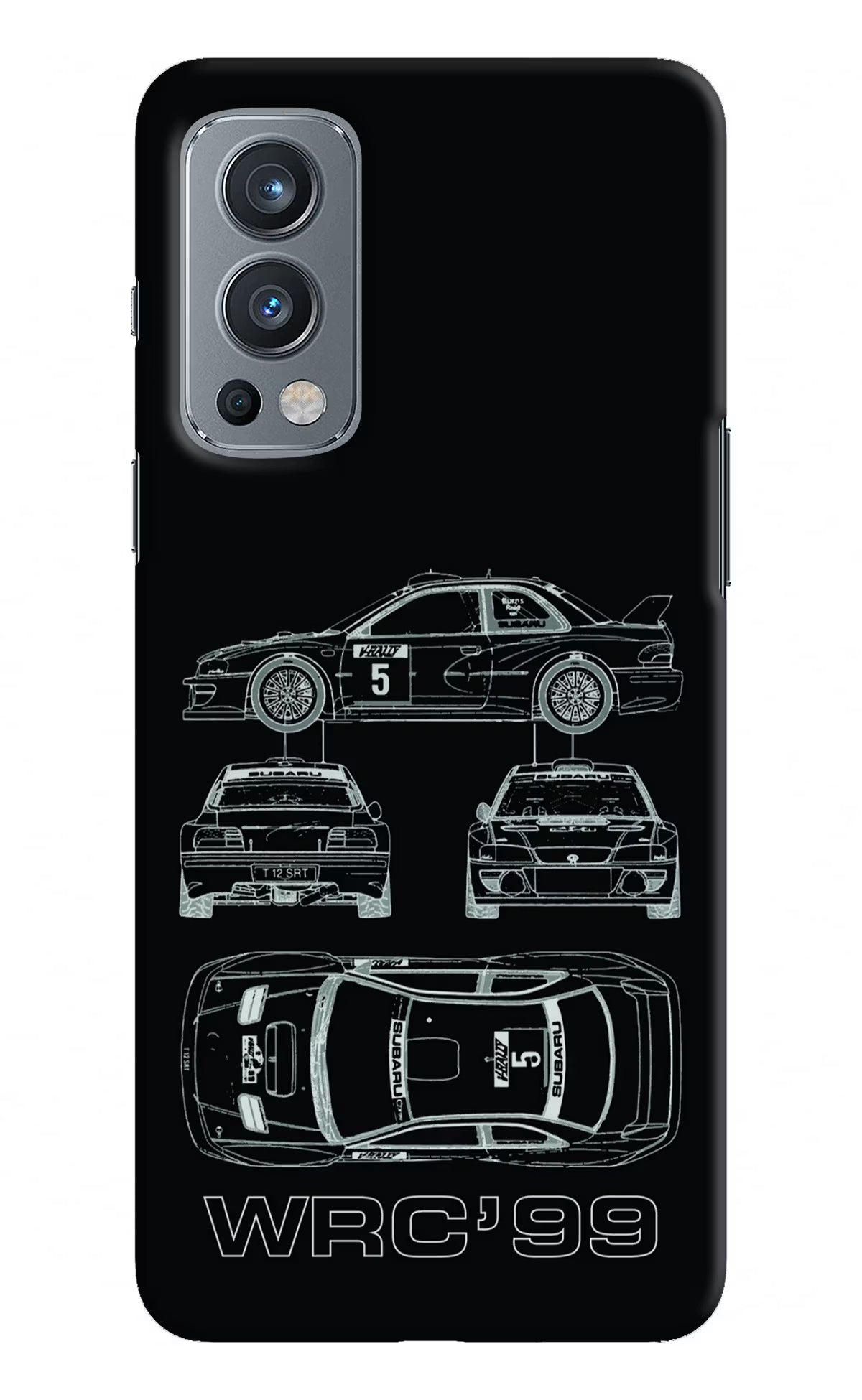 WRC'99 OnePlus Nord 2 5G Hard Case Back Cover by Casekaro