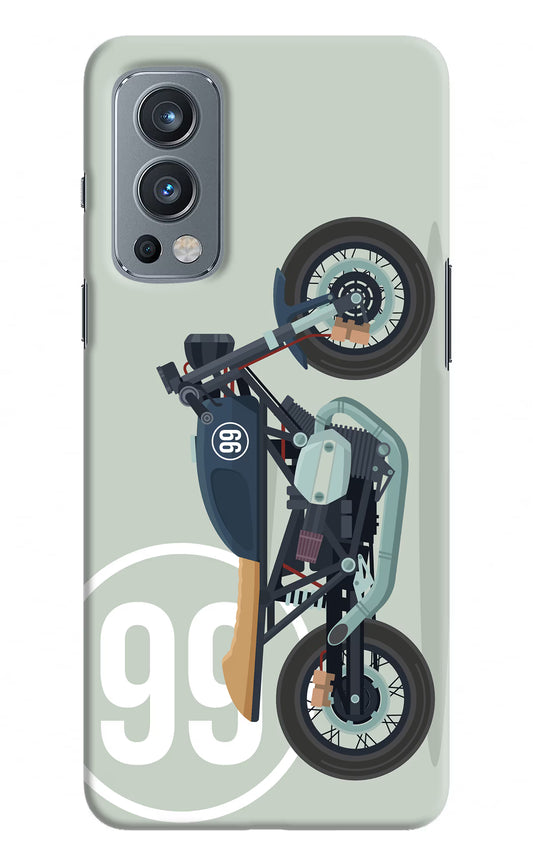 Classic Cafe Racer 99 OnePlus Nord 2 5G Hard Case Back Cover by Casekaro