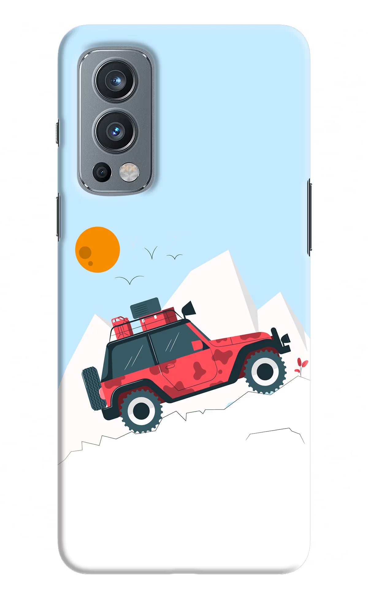 Mountain Trail Beast OnePlus Nord 2 5G Hard Case Back Cover by Casekaro