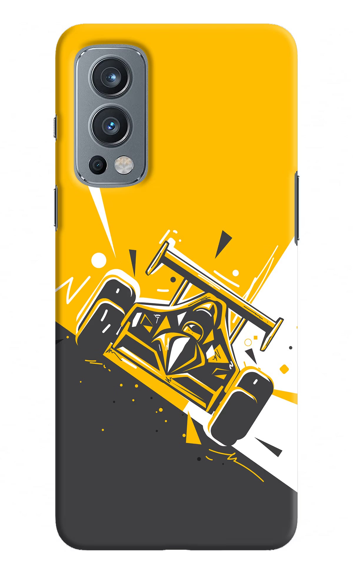 Track King OnePlus Nord 2 5G Hard Case Back Cover by Casekaro