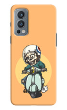 Undead Biker OnePlus Nord 2 5G Hard Case Back Cover by Casekaro