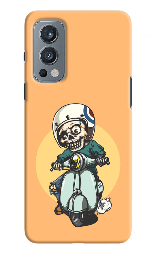 Undead Biker OnePlus Nord 2 5G Hard Case Back Cover by Casekaro
