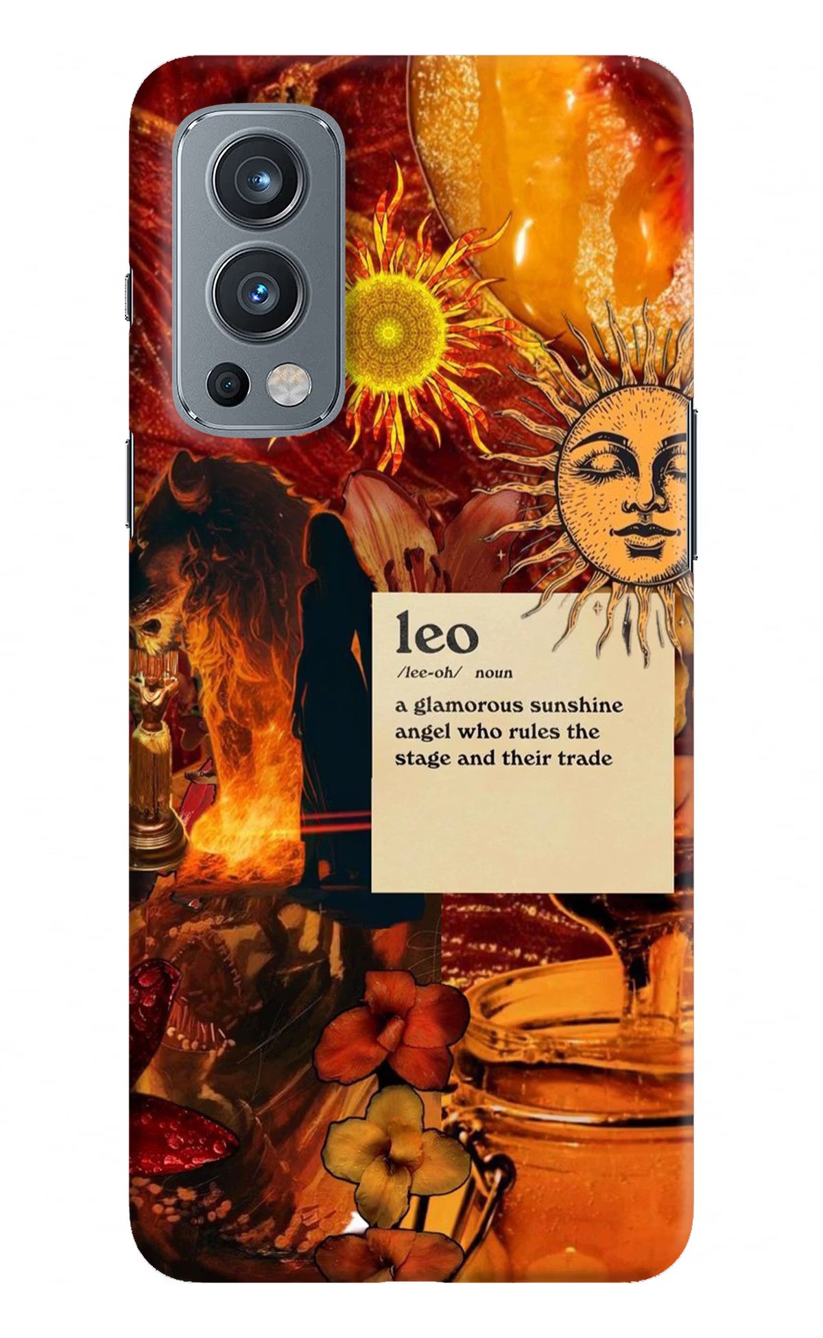 Leo Zodiac OnePlus Nord 2 5G Hard Case Back Cover by Casekaro