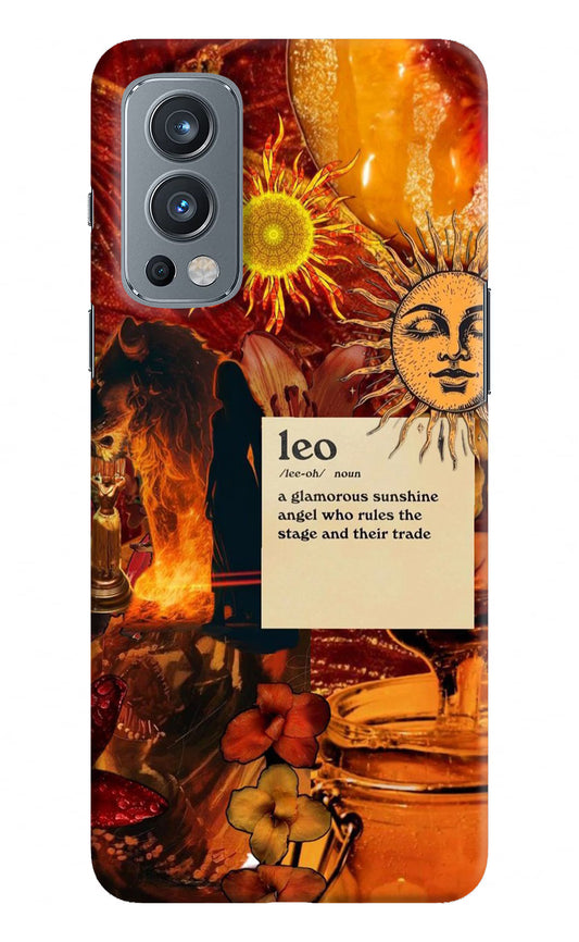 Leo Zodiac OnePlus Nord 2 5G Hard Case Back Cover by Casekaro