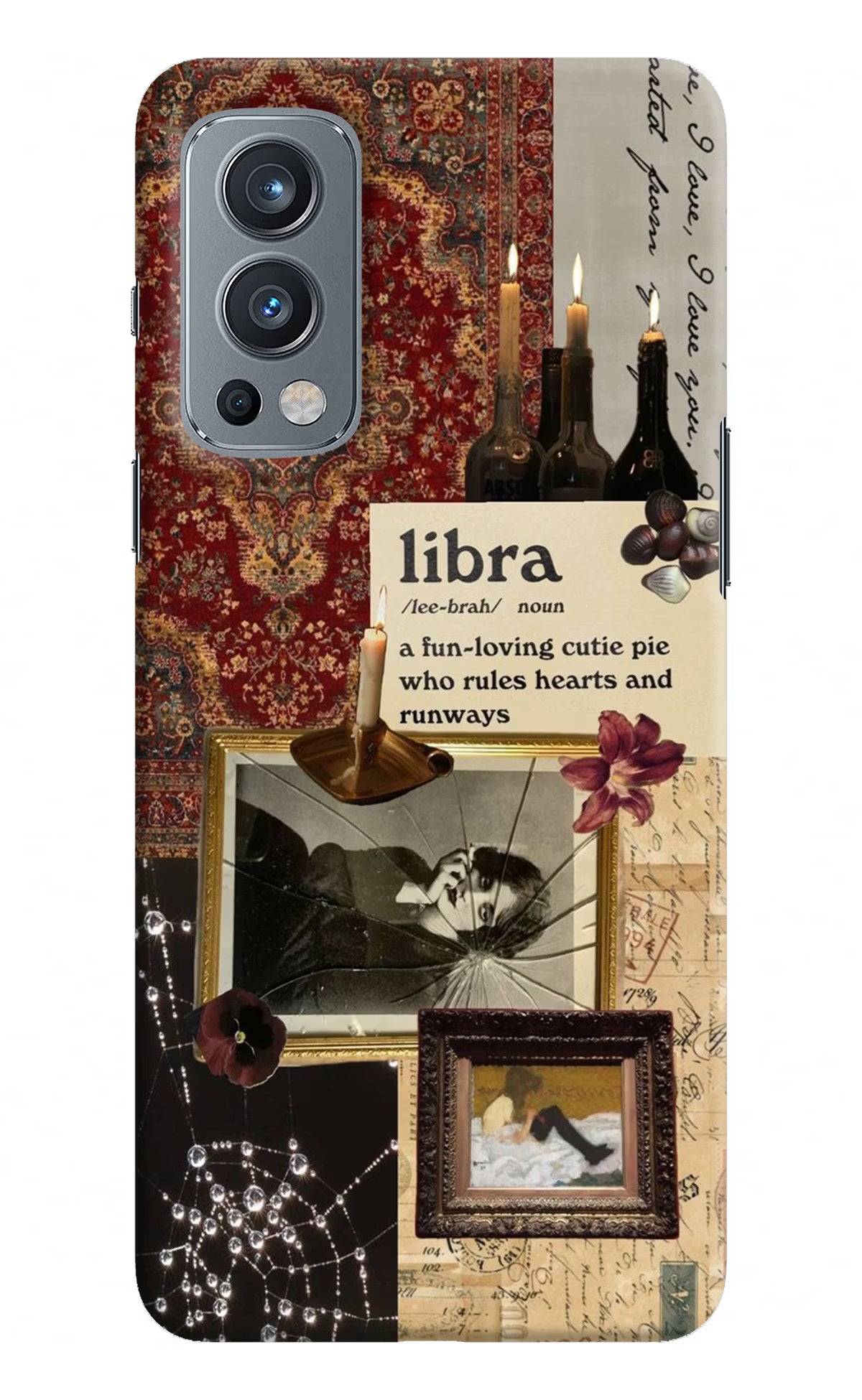 Libra Zodiac OnePlus Nord 2 5G Hard Case Back Cover by Casekaro