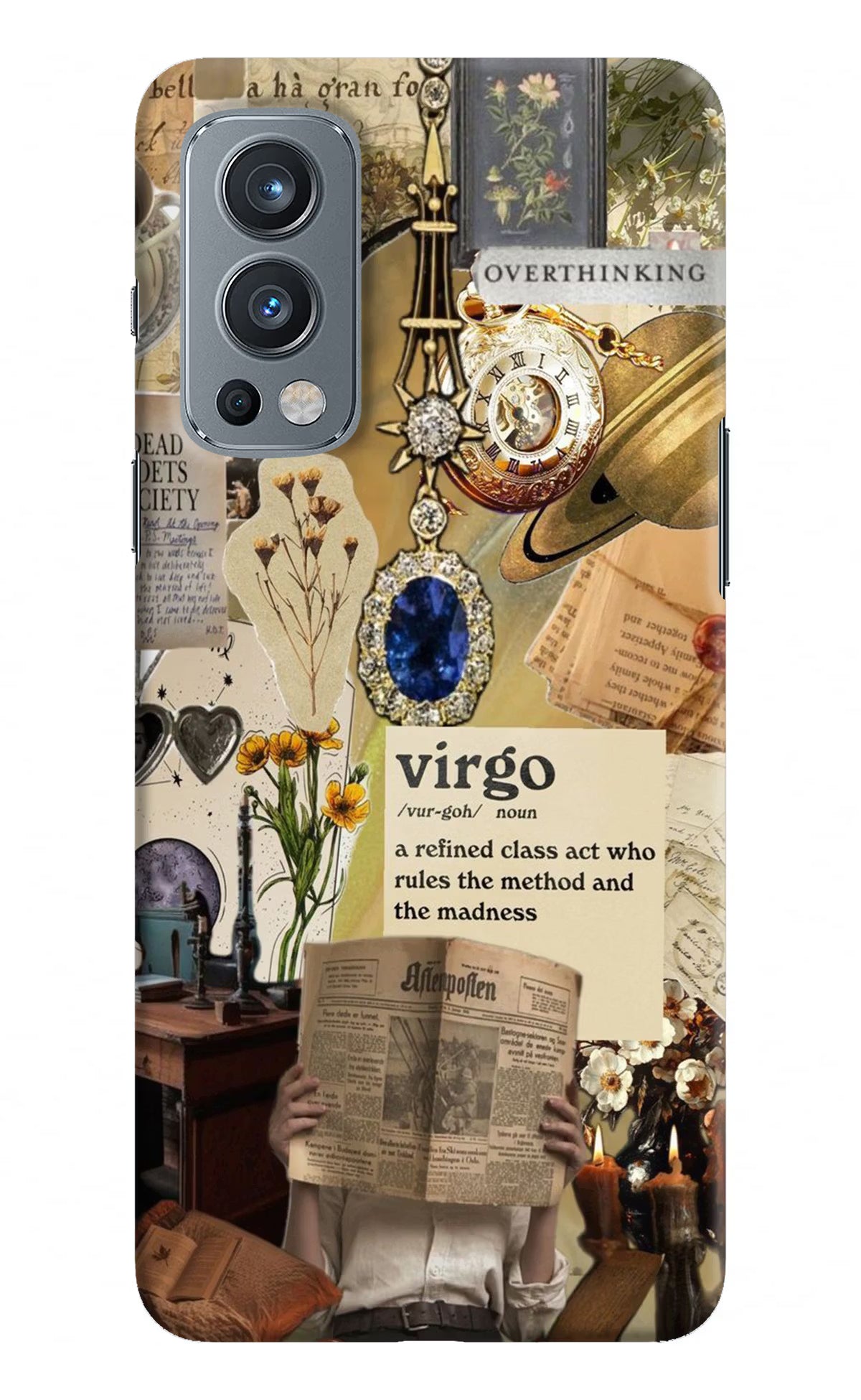 Virgo Zodiac OnePlus Nord 2 5G Hard Case Back Cover by Casekaro