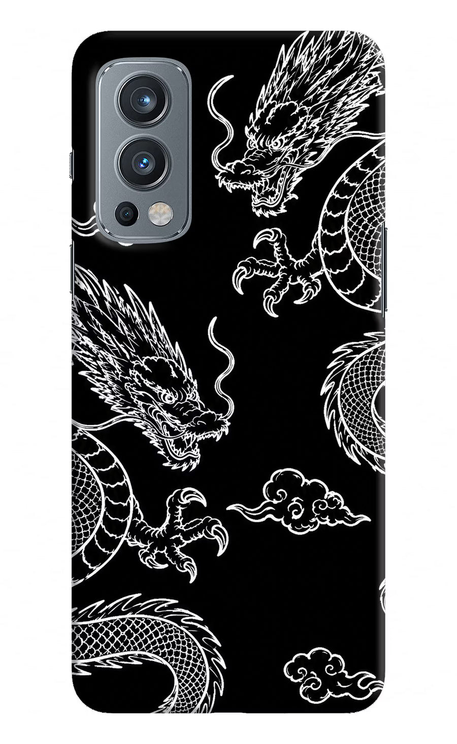 Twin Dragons OnePlus Nord 2 5G Back Cover, Hard case