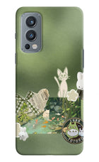 Aesthetic anime OnePlus Nord 2 5G Hard Case Back Cover by Casekaro
