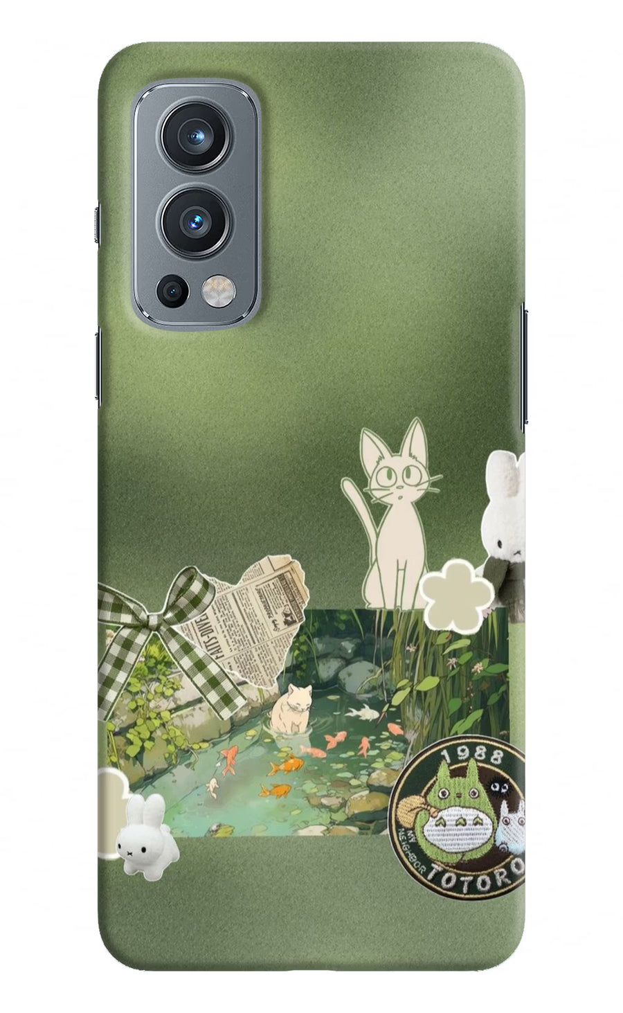 Aesthetic anime OnePlus Nord 2 5G Back Cover, Hard case
