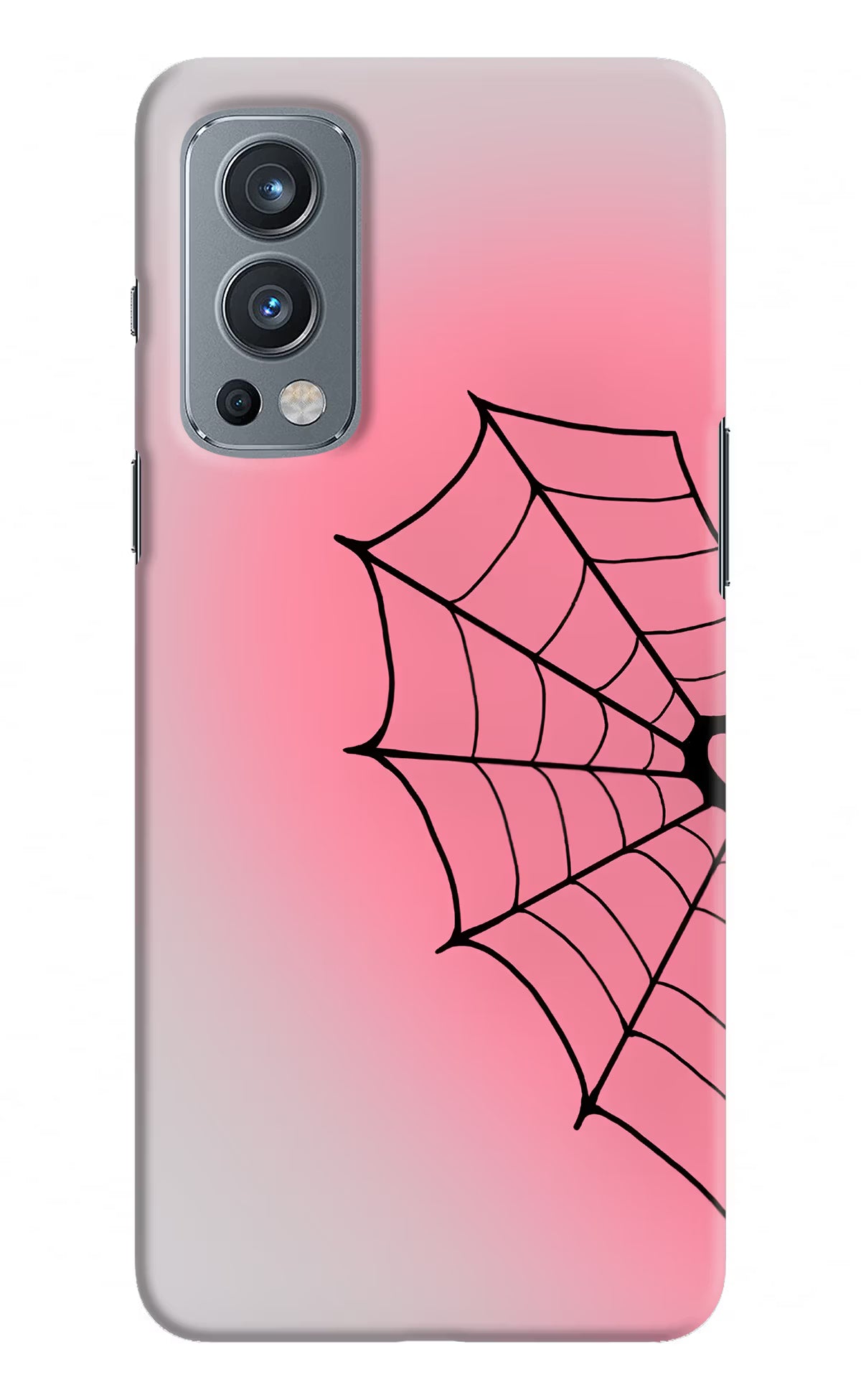 Pink Web OnePlus Nord 2 5G Back Cover