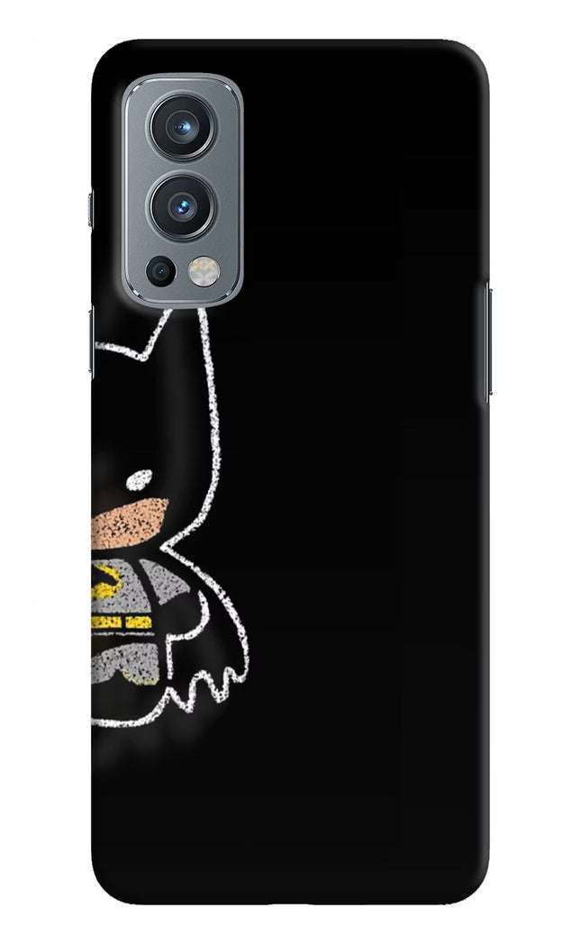 Bat Kitty OnePlus Nord 2 5G Hard Case Back Cover by Casekaro