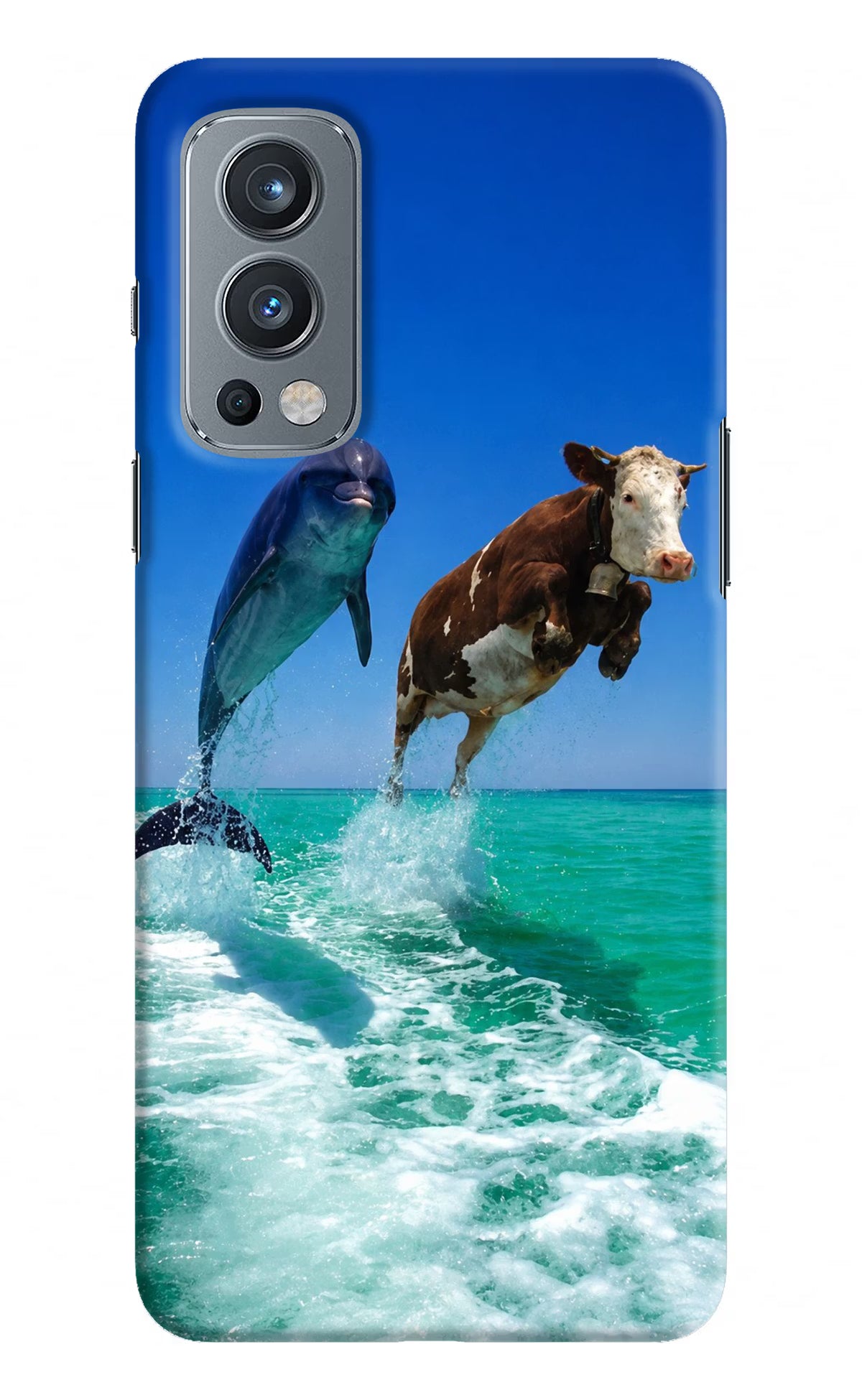 Dolphin vs Cow OnePlus Nord 2 5G Back Cover