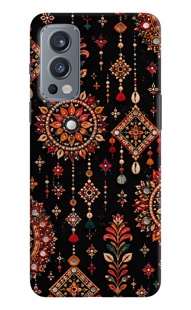 Boho Noir OnePlus Nord 2 5G Hard Case Back Cover by Casekaro