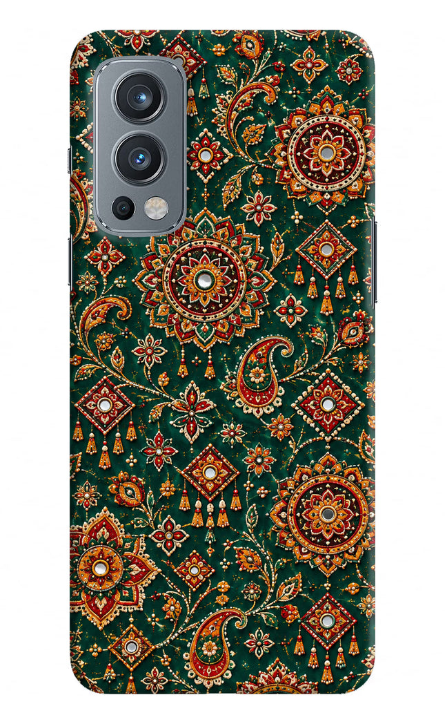 Green Pataka OnePlus Nord 2 5G Hard Case Back Cover by Casekaro