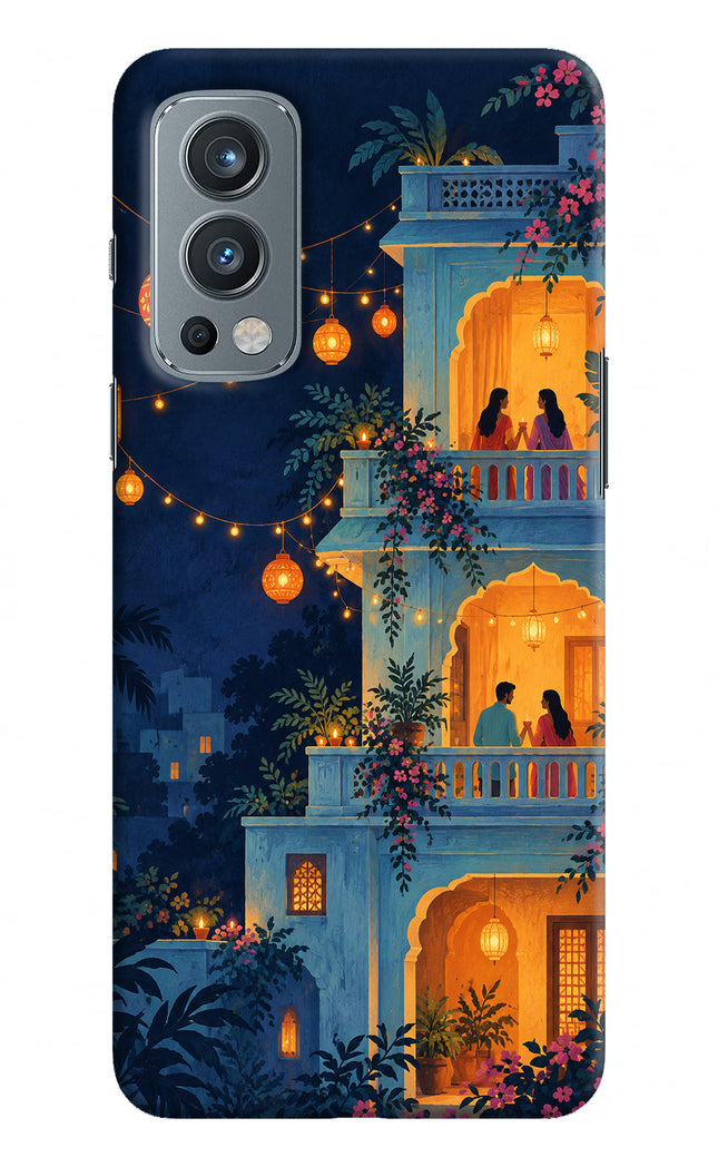 Balcony Glow OnePlus Nord 2 5G Hard Case Back Cover by Casekaro