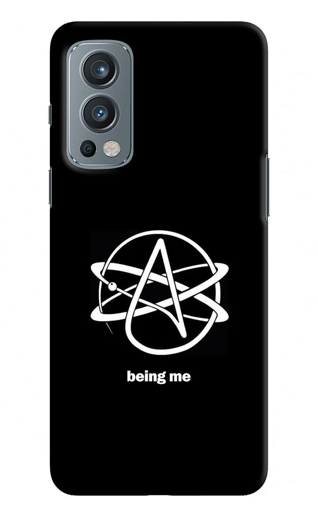Atheist Symbol OnePlus Nord 2 5G Hard Case Back Cover by Casekaro