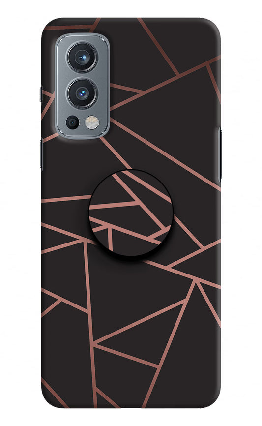 Geometric Pattern OnePlus Nord 2 5G Pop Case by Casekaro