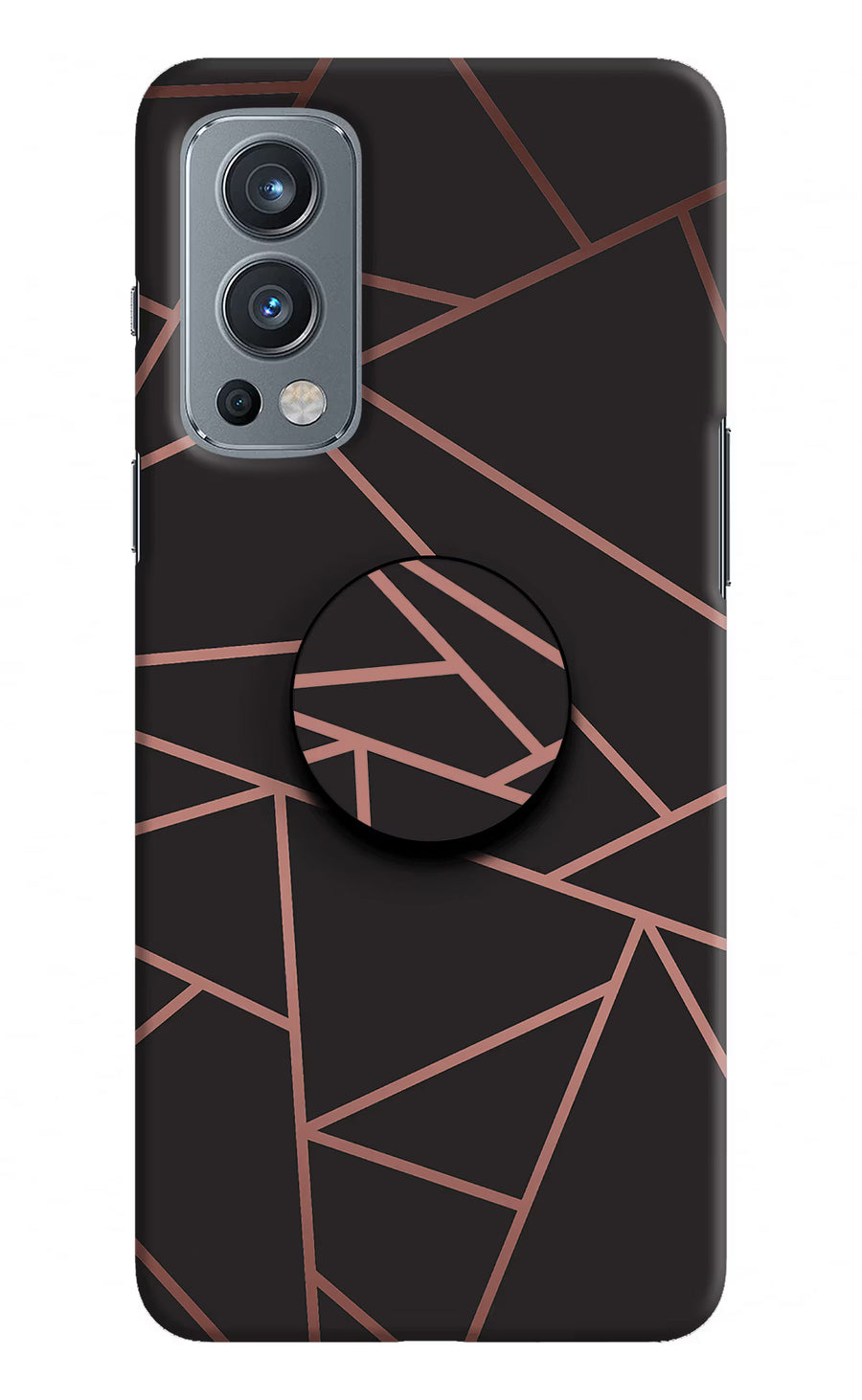 Geometric Pattern OnePlus Nord 2 5G Pop Case, Hard case