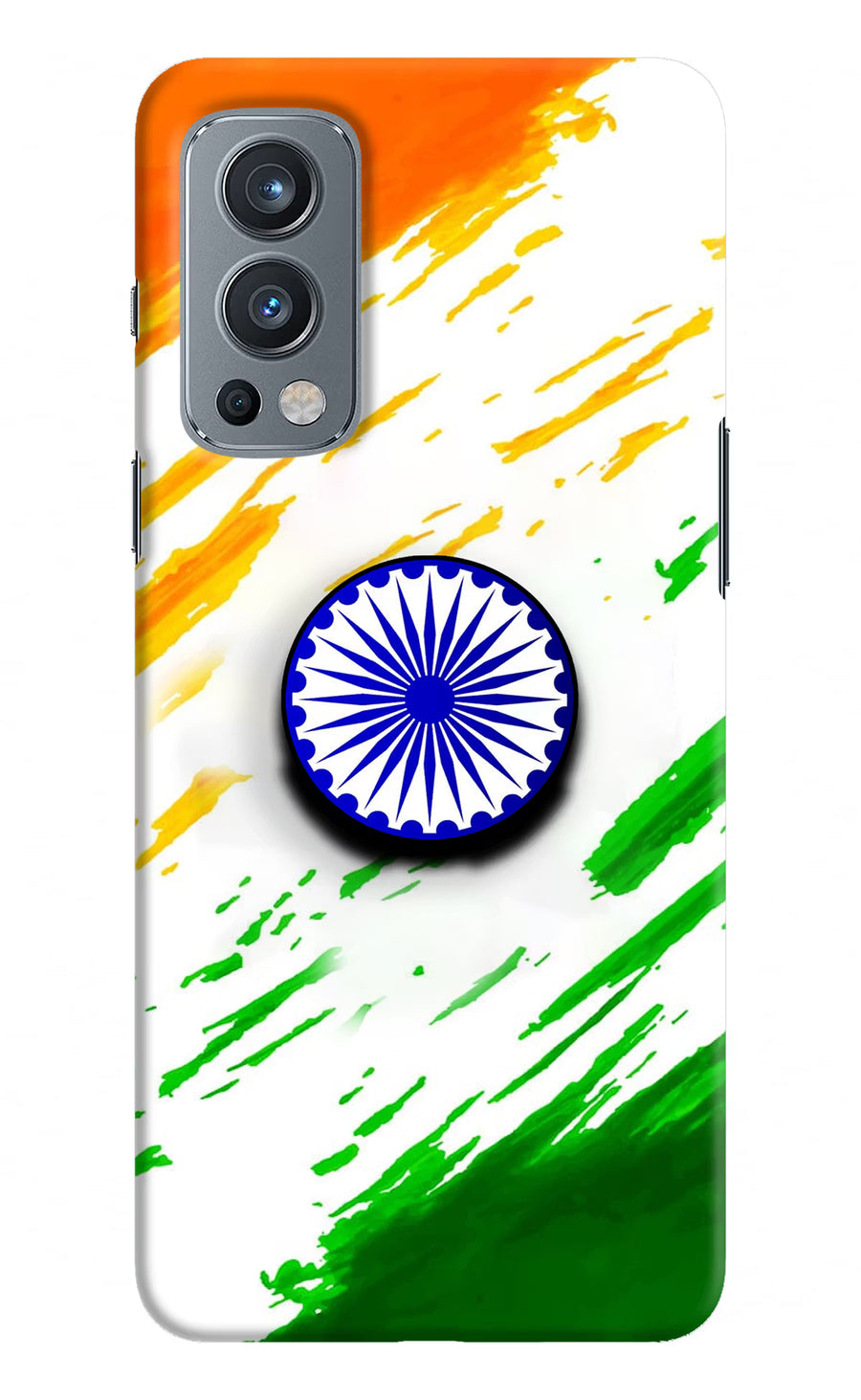 Indian Flag Ashoka Chakra OnePlus Nord 2 5G Pop Case, Hard case