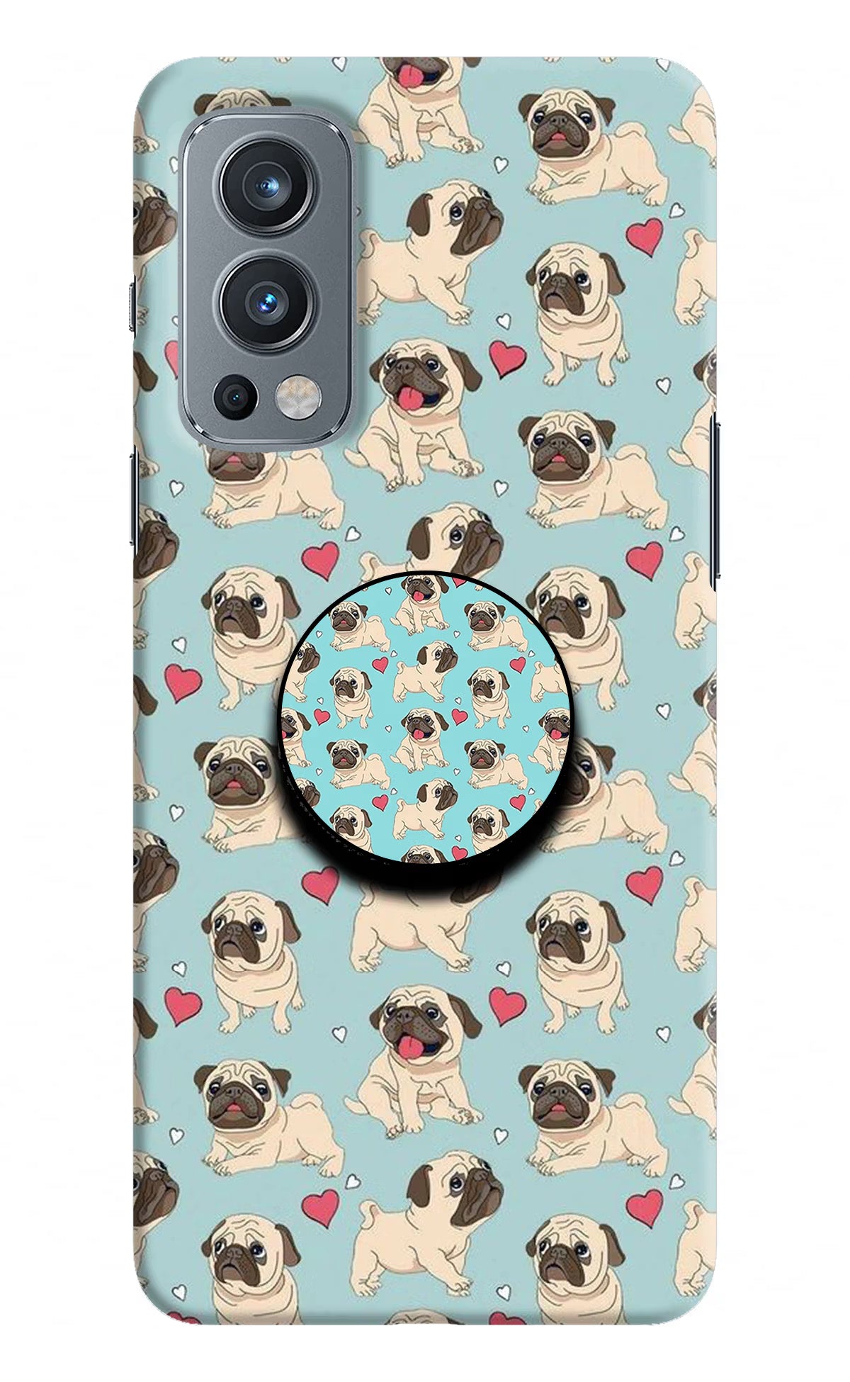 Pug Dog OnePlus Nord 2 5G Pop Case by Casekaro
