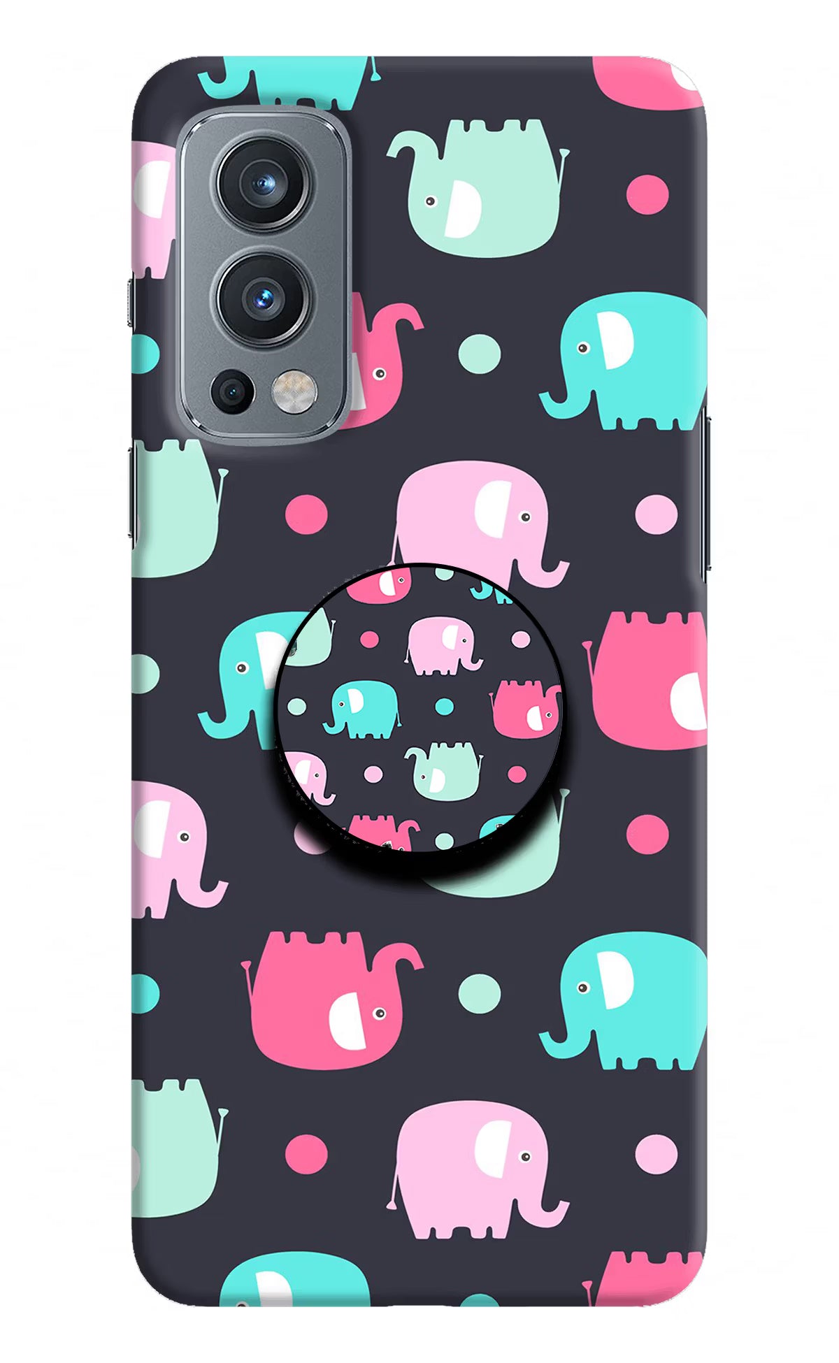 Baby Elephants OnePlus Nord 2 5G Pop Case by Casekaro