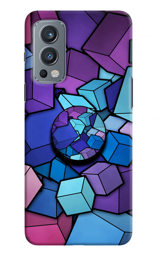Cubic Abstract OnePlus Nord 2 5G Pop Case by Casekaro