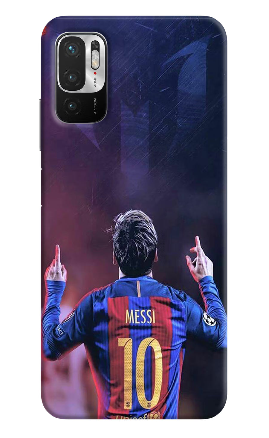 Messi Redmi Note 10T 5G Back Cover, Hard case