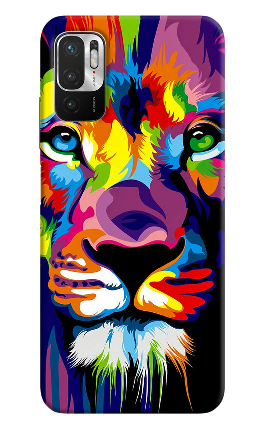 Lion Redmi Note 10T 5G Hard Case Back Cover by Casekaro