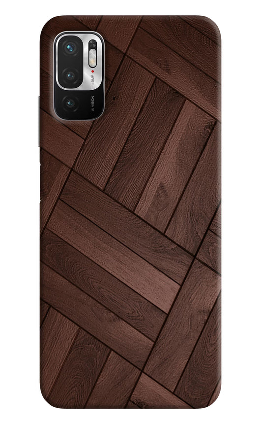 Wooden Texture Design Redmi Note 10T 5G Hard Case Back Cover by Casekaro