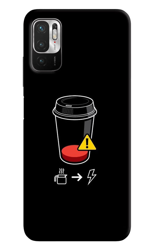 Coffee Redmi Note 10T 5G Hard Case Back Cover by Casekaro