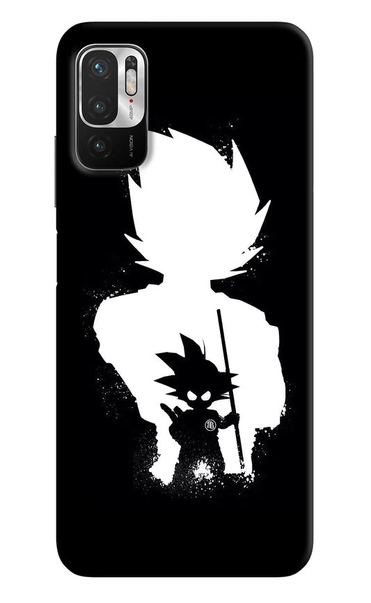 Goku Shadow Redmi Note 10T 5G Hard Case Back Cover by Casekaro