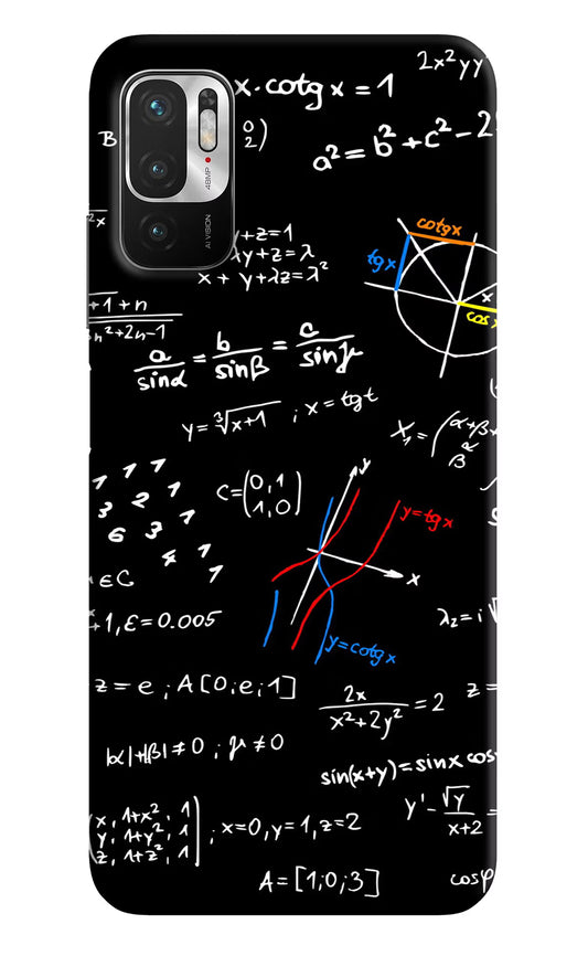 Mathematics Formula Redmi Note 10T 5G Hard Case Back Cover by Casekaro