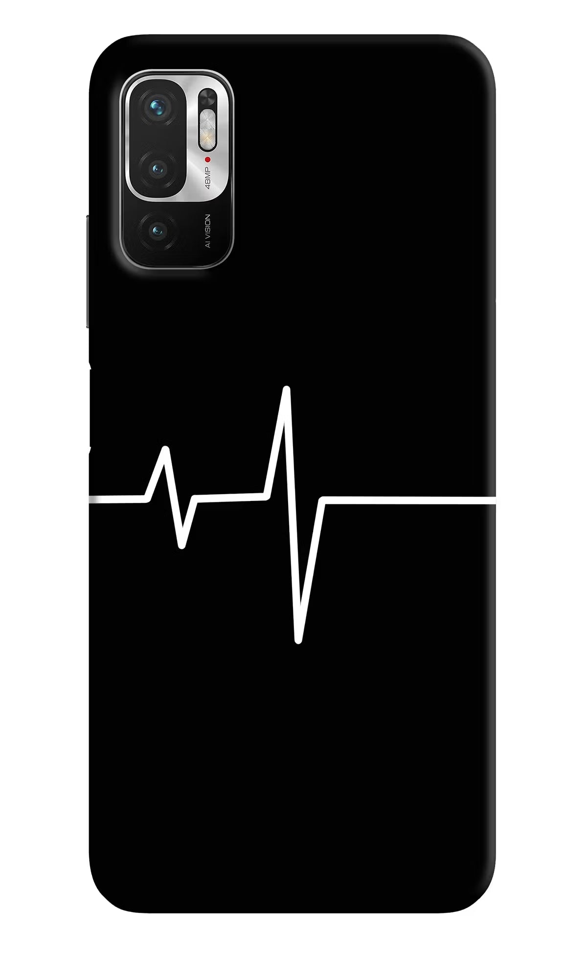 Heart Beats Redmi Note 10T 5G Hard Case Back Cover by Casekaro