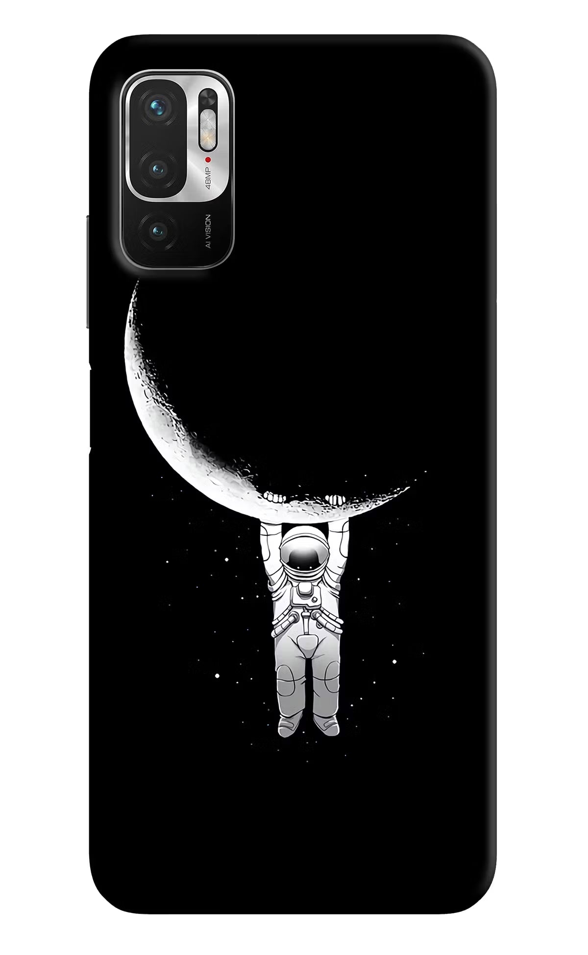 Moon Space Redmi Note 10T 5G Hard Case Back Cover by Casekaro