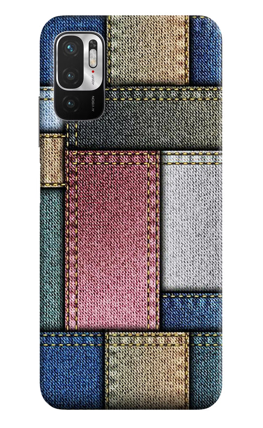 Multicolor Jeans Redmi Note 10T 5G Hard Case Back Cover by Casekaro