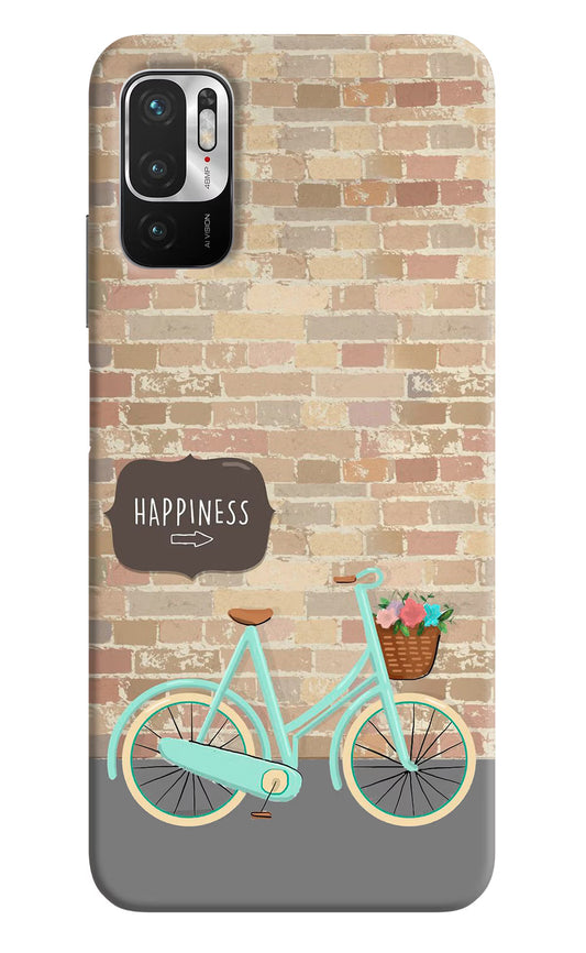 Happiness Artwork Redmi Note 10T 5G Hard Case Back Cover by Casekaro