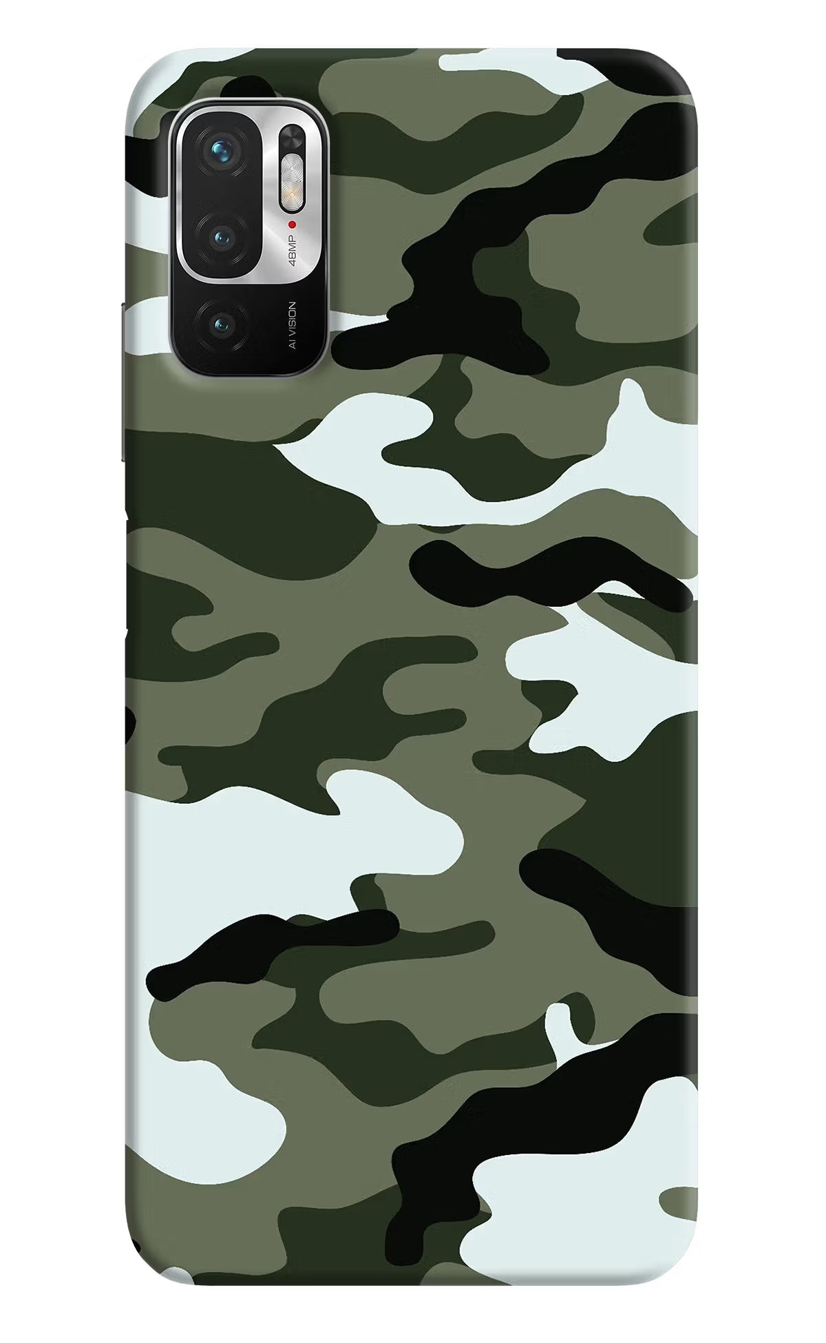 Camouflage Redmi Note 10T 5G Hard Case Back Cover by Casekaro