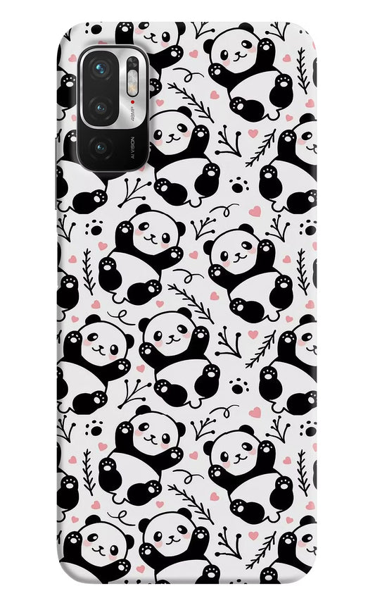 Cute Panda Redmi Note 10T 5G Hard Case Back Cover by Casekaro