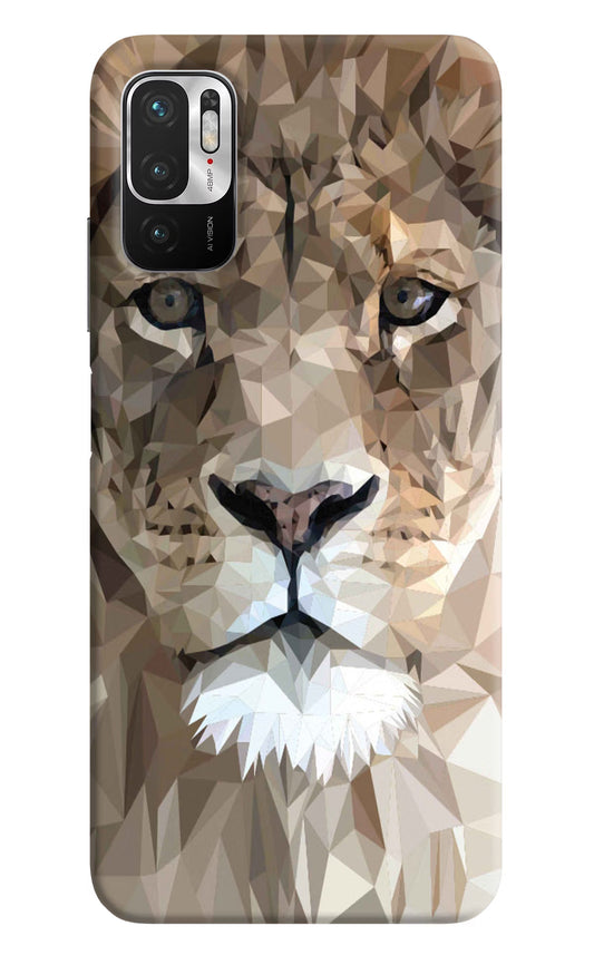 Lion Art Redmi Note 10T 5G Hard Case Back Cover by Casekaro