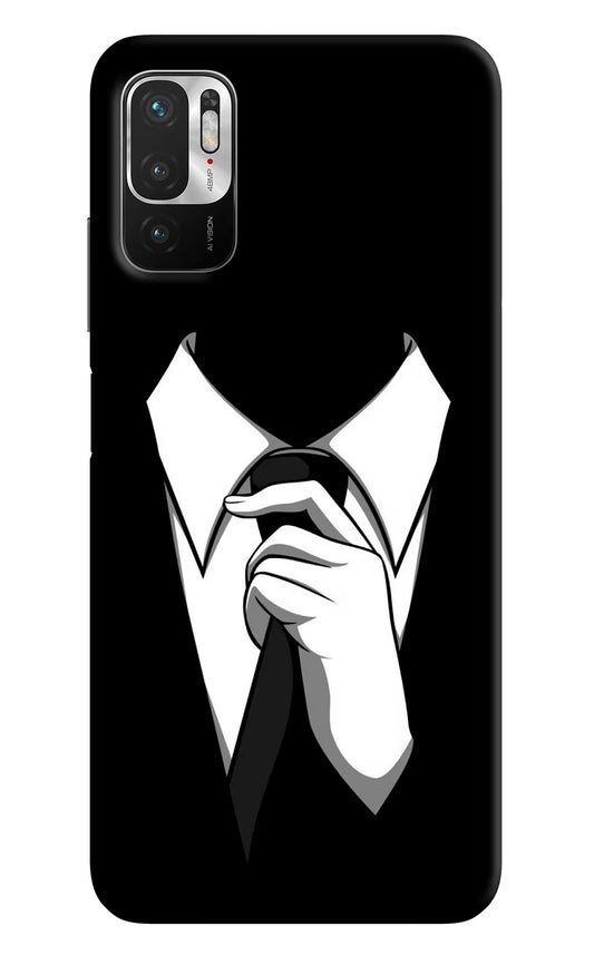 Black Tie Redmi Note 10T 5G Hard Case Back Cover by Casekaro