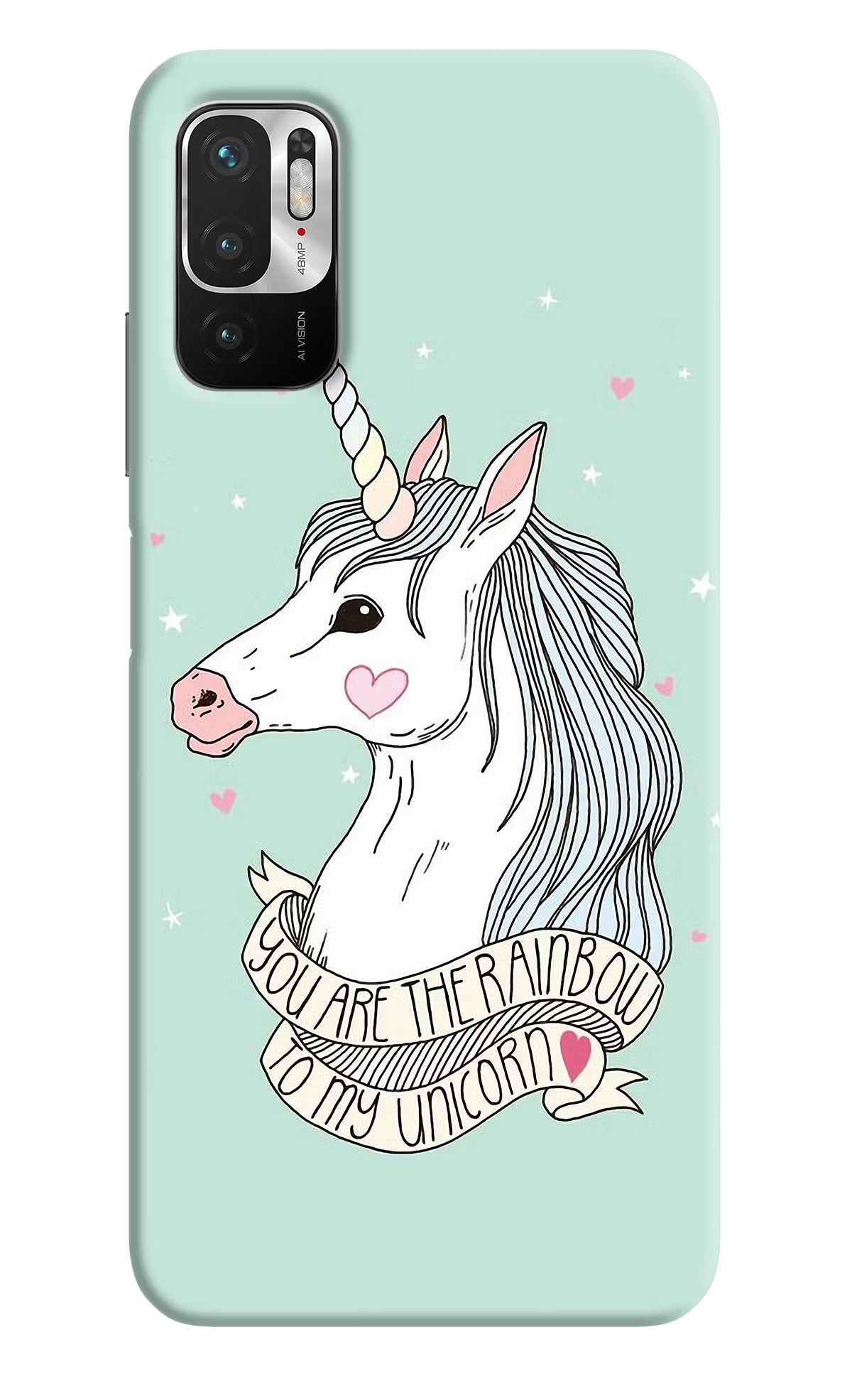 Unicorn Wallpaper Redmi Note 10T 5G Hard Case Back Cover by Casekaro