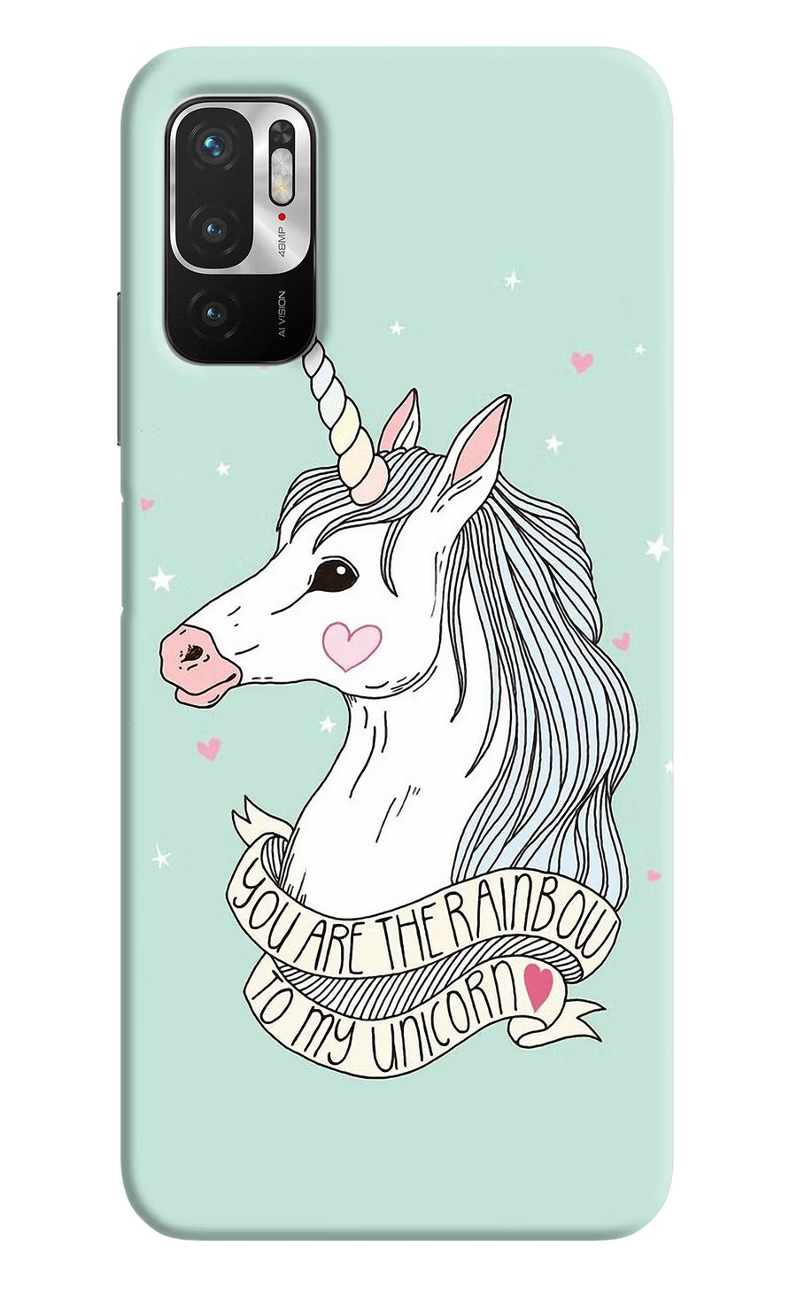 Unicorn Wallpaper Redmi Note 10T 5G Back Cover, Hard case